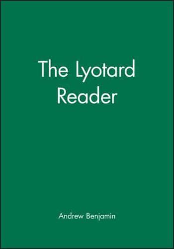 The Lyotard Reader