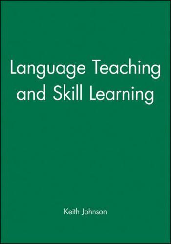 Language Teaching and Skill Learning