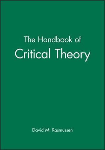 Handbook of Critical Theory