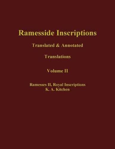 Ramesside Inscriptions