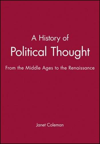 A History of Political Thought