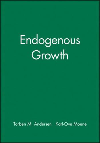 Endogenous Growth