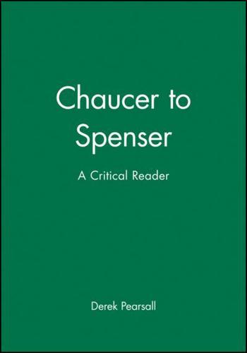 Chaucer to Spenser