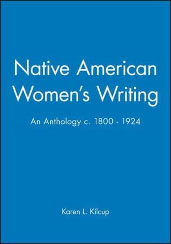 Native American Women's Writing