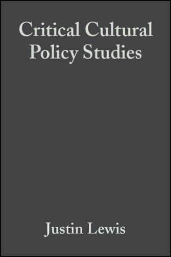 Critical Cultural Policy Studies