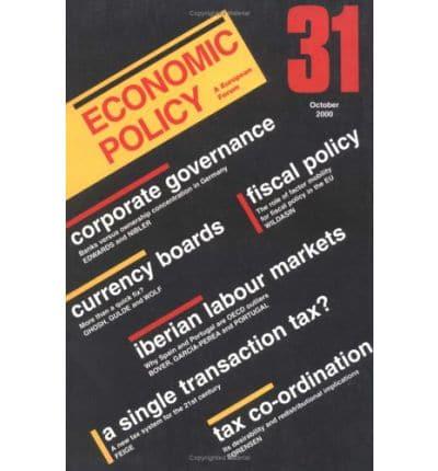 Economic Policy 31