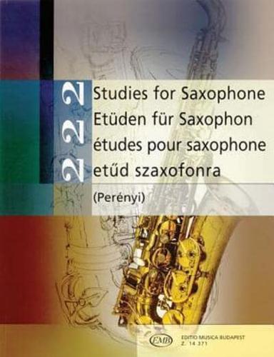 222 Studies for Saxophone