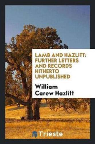 Lamb and Hazlitt