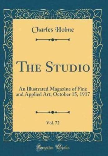 The Studio, Vol. 72