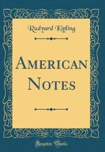 American Notes (Classic Reprint)