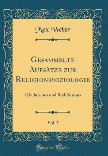 Gesammelte Aufsï¿½tze Zur Religionssoziologie, Vol. 2