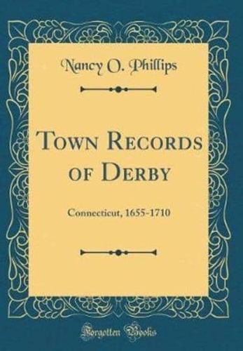 Town Records of Derby