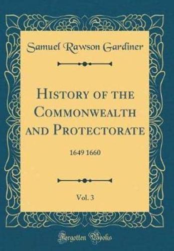 History of the Commonwealth and Protectorate, Vol. 3