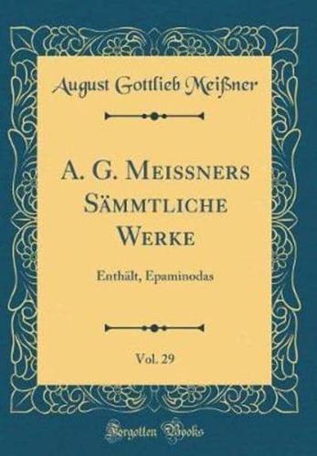 A. G. Meiners Sammtliche Werke, Vol. 29