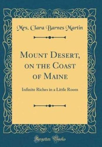 Mount Desert, on the Coast of Maine