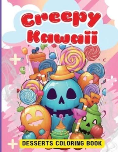 Creepy Kawaii Desserts Coloring Book