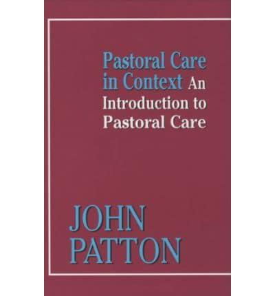 Pastoral Care in Context