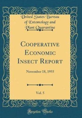 Cooperative Economic Insect Report, Vol. 5