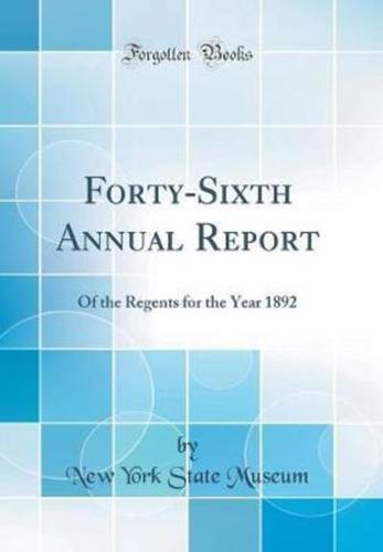 Forty-Sixth Annual Report