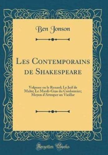 Les Contemporains De Shakespeare