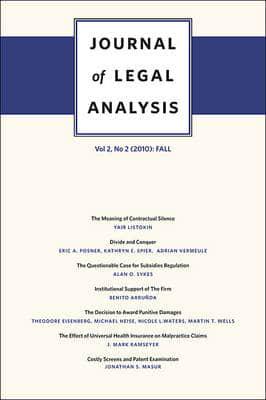 Journal of Legal Analysis V2 (2 - Fall)