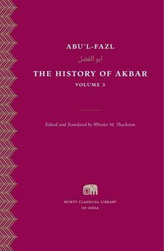 The History of Akbar. Volume 3