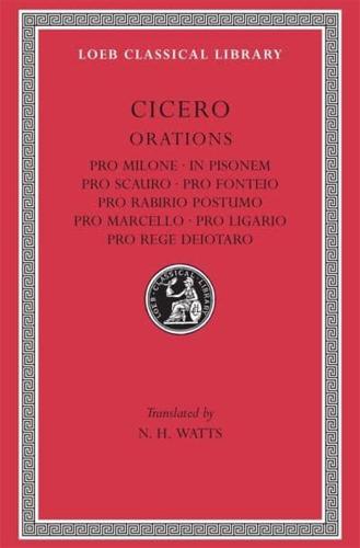 Cicero. [14] Pro Milone, In Pisonem, Pro Scauro, Pro Fonteio, Pro Rabirio Postumo, Pro Marcello, Pro Ligario, Pro Rege Deiotaro