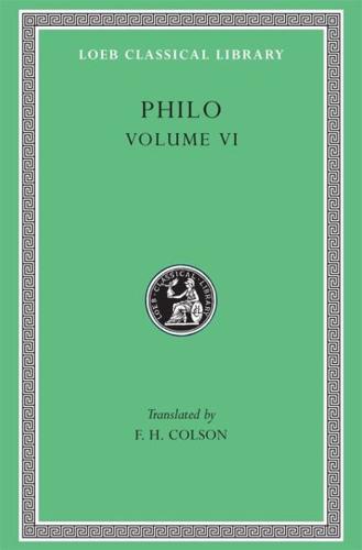 Philo. Volume VI