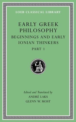 Early Greek Philosophy, Volume II