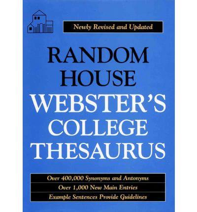 Random House Webster's College Thesaurus