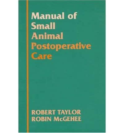 Manual of Small Animal Postoperative Care