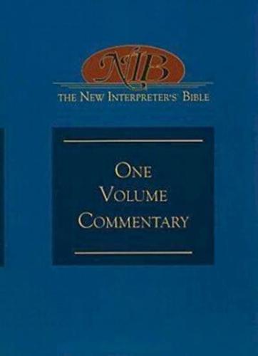 The New Interpreter's Bible One-Volume Commentary