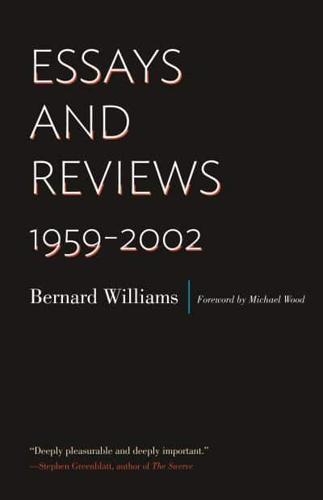 Essays and Reviews, 1959-2002