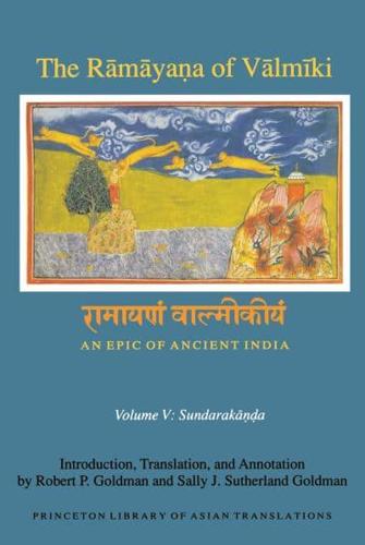 The Ramayana of Valmiki Volume V Sundarakanda