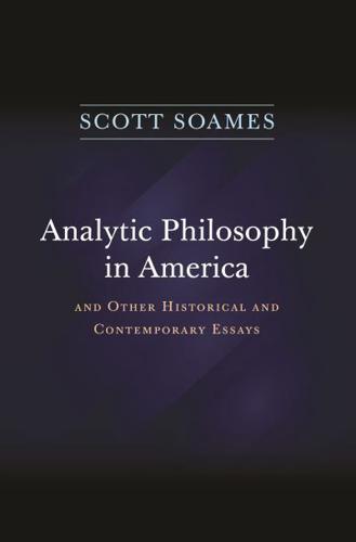 Analytic Philosophy in America