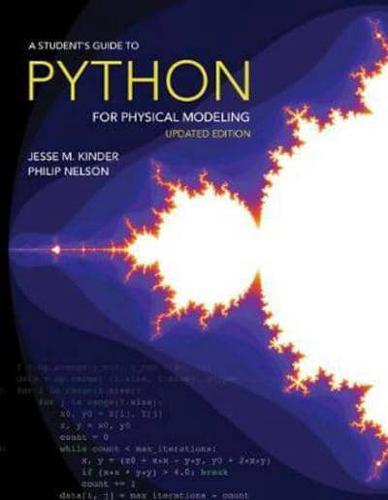 A Student's Guide to Python for Physical Modeling