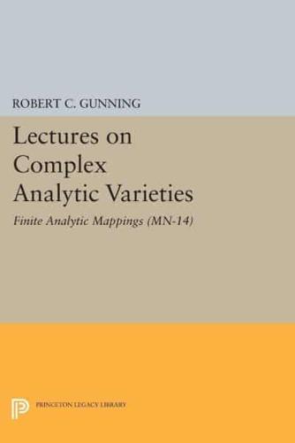 Lectures on Complex Analytic Varieties