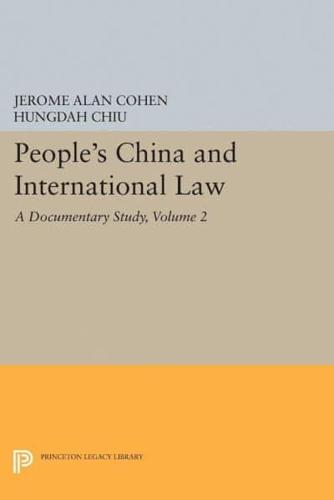 People's China and International Law, Volume 2