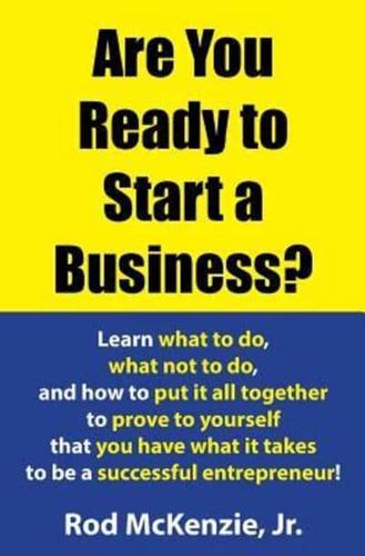 Are You Ready to Start a Business?