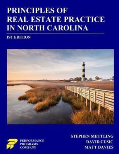 Principles of Real Estate Practice in North Carolina