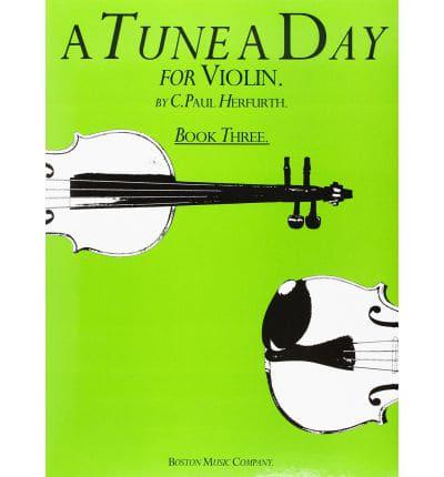 A Tune A Day For Violin Book Three
