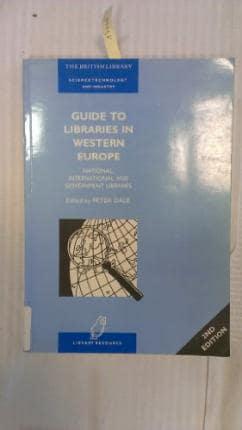 Guide to Libraries in Western Europe