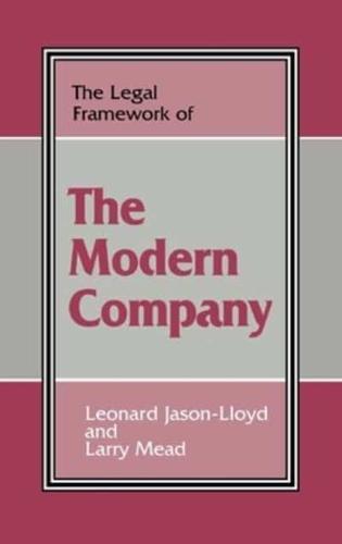 The Legal Framework of the Modern Company