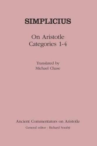 On Aristotle Categories 1-4