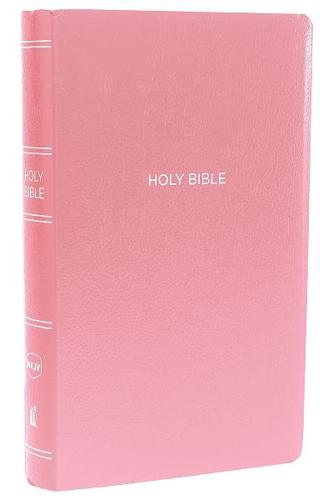 NKJV, Gift and Award Bible, Leather-Look, Pink, Red Letter, Comfort Print