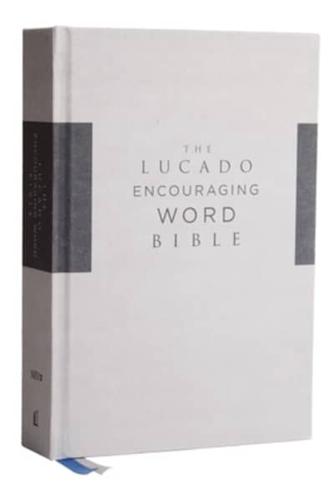 Niv, Lucado Encouraging Word Bible, Gray, Cloth Over Board, Comfort Print