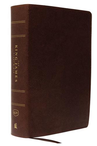 KJV, The King James Study Bible, Bonded Leather, Brown, Thumb Indexed, Red Letter, Full-Color Edition