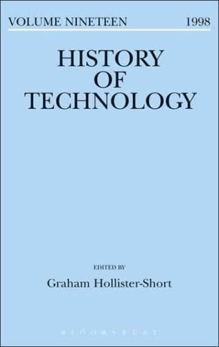 History of Technology. Vol. 19 1998