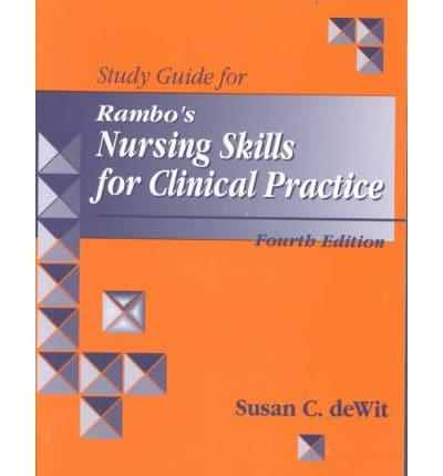 Study Guide for Rambo's Nursing Skills for Clinical Practice
