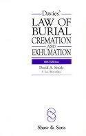Davies' Law of Burial, Cremation and Exhumation